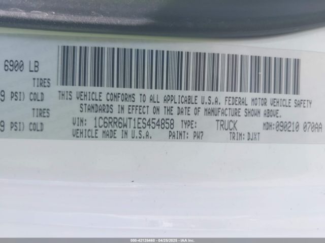2014 RAM 1500 1C6RR6WT1ES454858 Photo 8