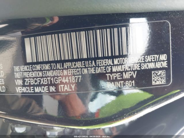 ZFBCFXBT1GP441877 Fiat 500x Easy