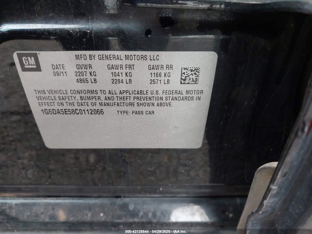 2012 CADILLAC CTS 1G6DA5E58C0112066 Photo 8