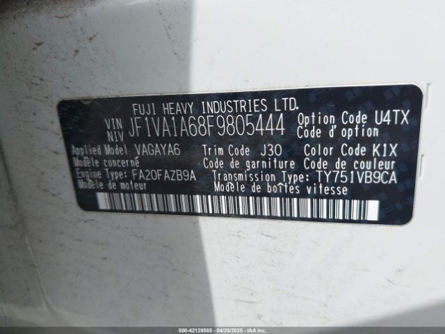JF1VA1A68F9805444 Subaru WRX