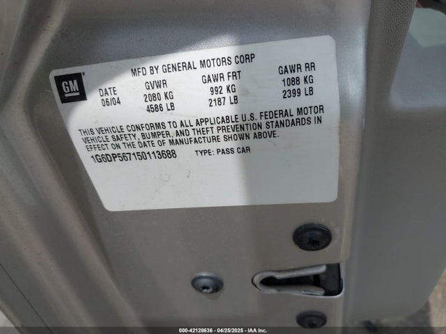 2005 CADILLAC CTS 1G6DP567150113688 Photo 8