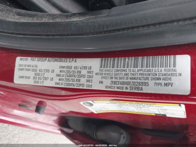 2014 FIAT 500L ZFBCFABH0EZ026995 Photo 8