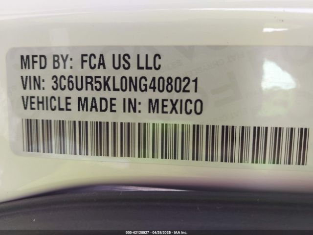3C6UR5KL0NG408021 RAM 2500