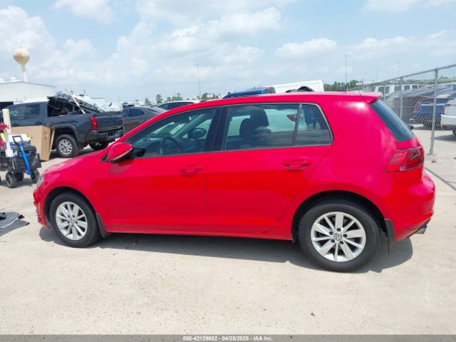 3VW217AU9GM016962 Volkswagen Golf Tsi S 4-door