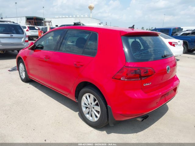 3VW217AU9GM016962 Volkswagen Golf Tsi S 4-door