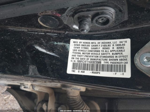 19XFC1F71GE023588 Honda Civic Ex-l