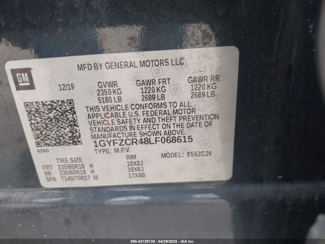 2020 CADILLAC XT4 1GYFZCR48LF068615 Photo 8