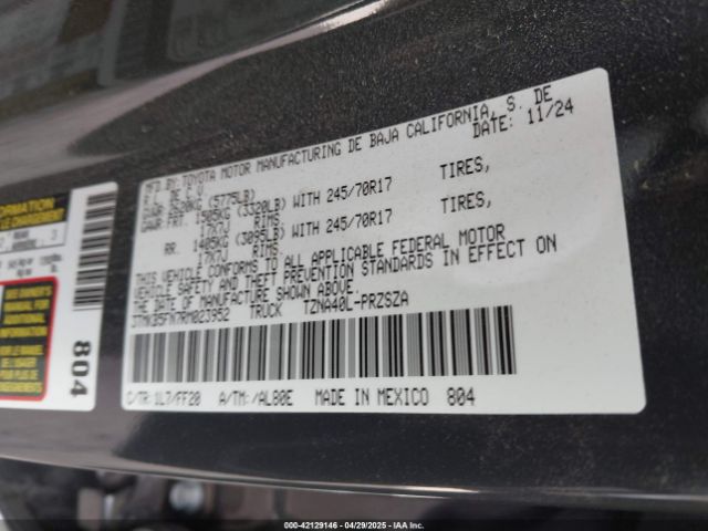 2024 TOYOTA TACOMA 3TMKB5FN7RM023952 Photo 8