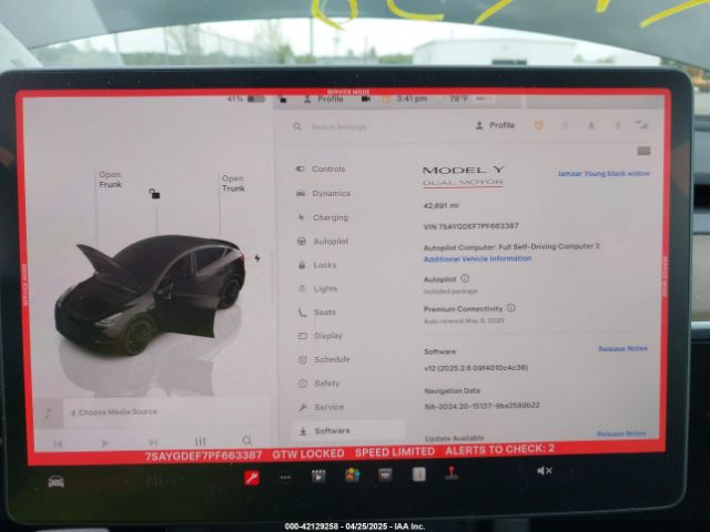 2023 TESLA MODEL Y 7SAYGDEF7PF663387 Photo 6