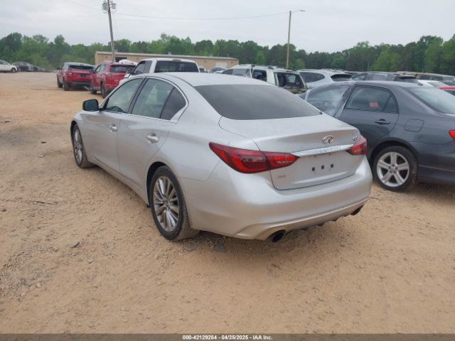 JN1EV7AR0JM433540 Infiniti Q50 3.0t Luxe
