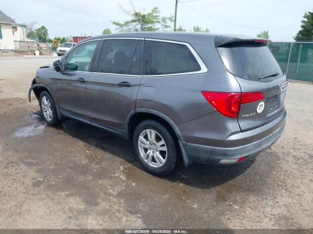 5FNYF5H12GB002789 Honda PILOT LX