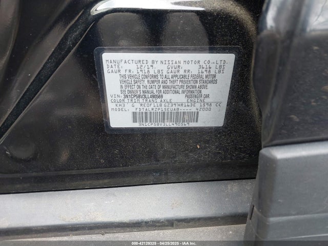 Nissan 2020 2020 3N1CP5BV3LL490569 Image 9