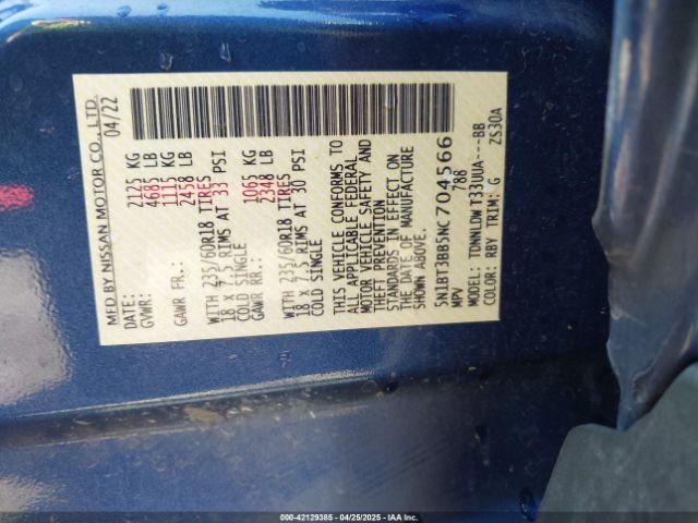 2022 NISSAN ROGUE 5N1BT3BB5NC704566 Photo 8