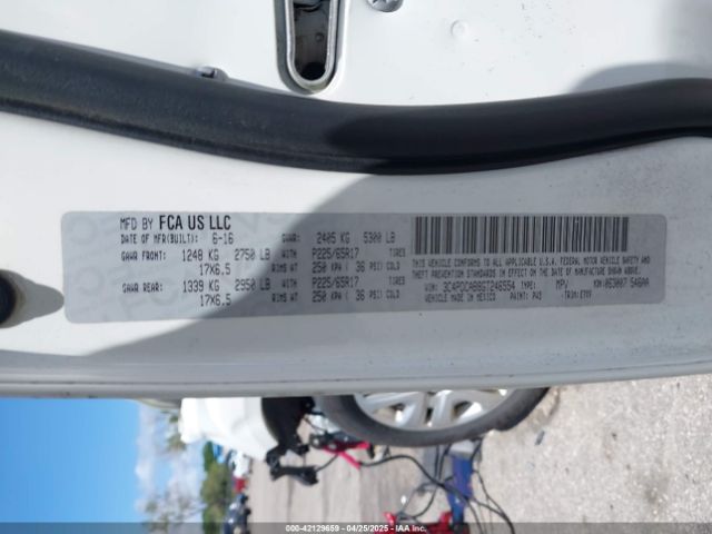 3C4PDCAB8GT246554 Dodge JOURNEY SE