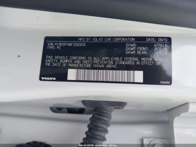 YV1612FH8E1292976 Volvo S60 T5