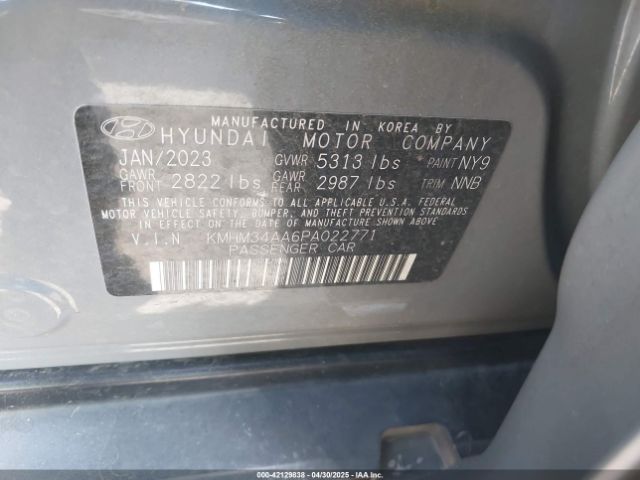 KMHM34AA6PA022771 Hyundai 2023