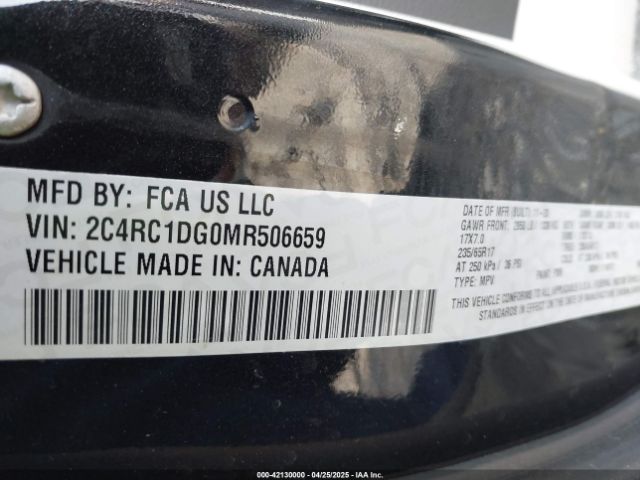 2C4RC1DG0MR506659 Chrysler Voyager Lxi