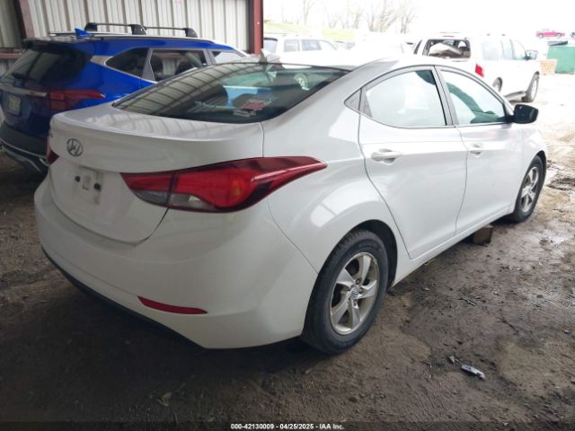 5NPDH4AE2FH573747 Hyundai ELANTRA SE
