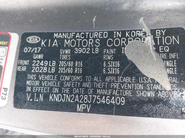 KNDJN2A28J7546409 KIA Soul