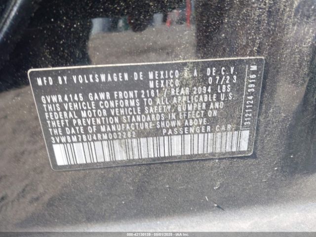 3VWBM7BU4RM002282 Volkswagen Jetta 1.5t Sport