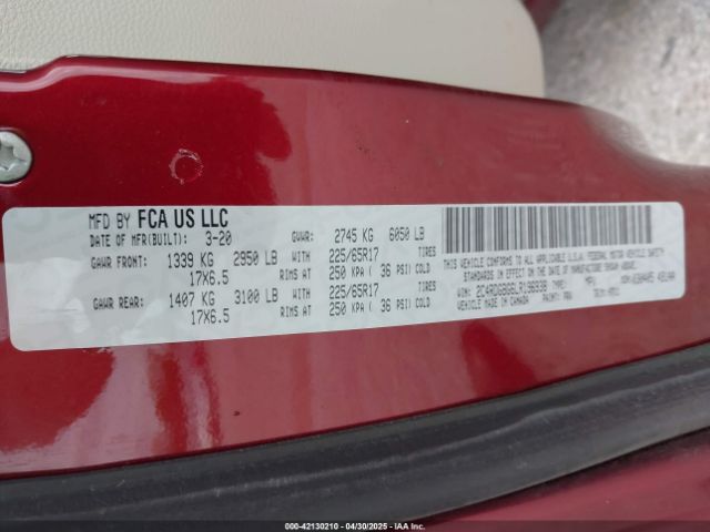 2020 DODGE GRAND CARAVAN 2C4RDGBG6LR196938 Photo 8