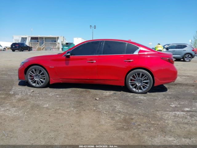 JN1FV7AR4KM800929 Infiniti Q50 3.0t Red Sport 400
