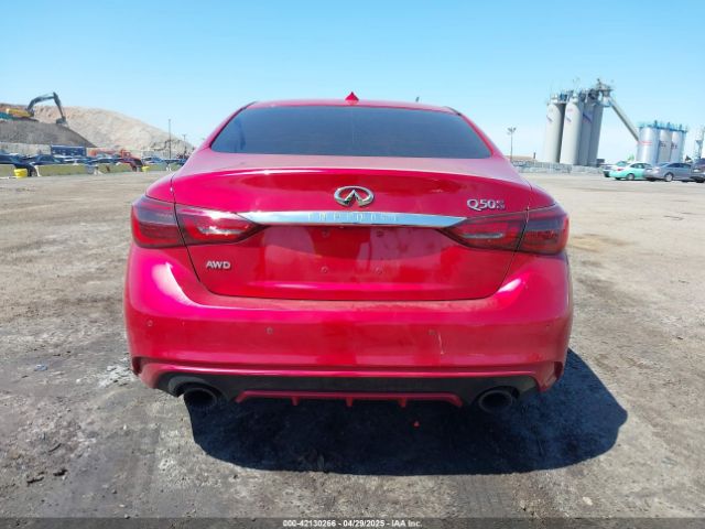 JN1FV7AR4KM800929 Infiniti Q50 3.0t Red Sport 400