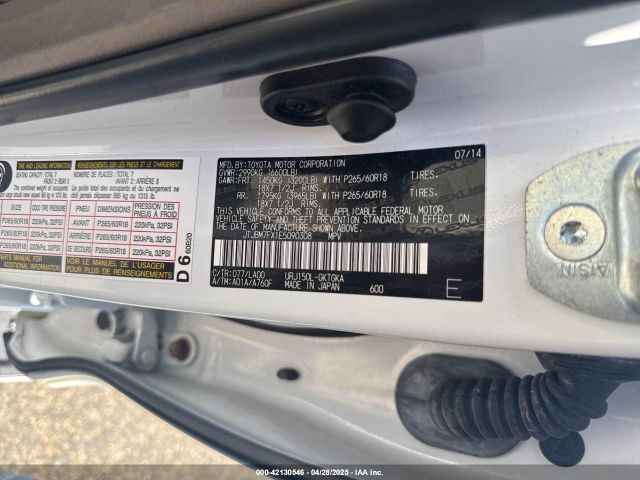 JTJBM7FX1E5090308 Lexus GX 460