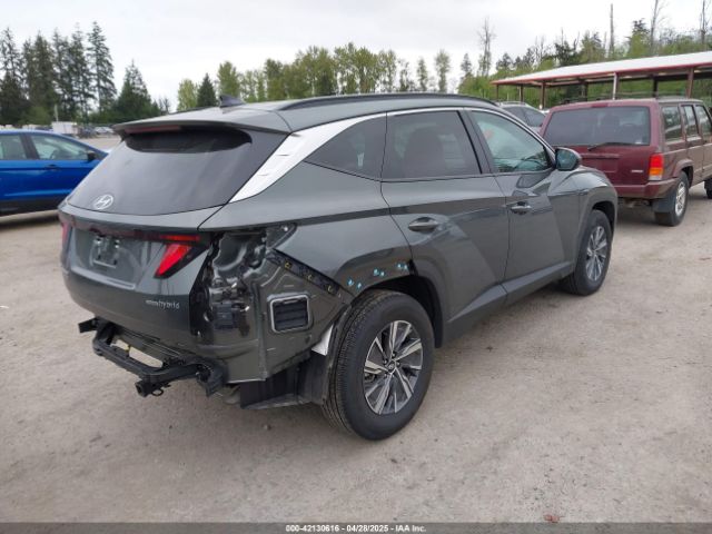 KM8JBCD14RU209620 Hyundai Tucson Hybrid Blue