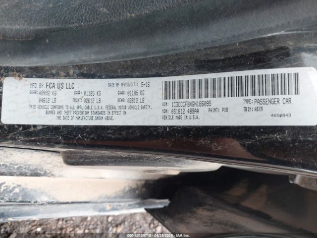1C3CCCFBXGN186095 Chrysler 2016