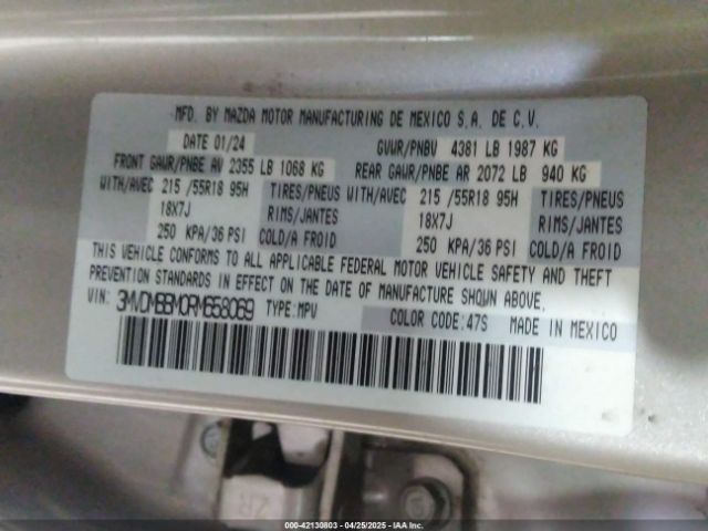 3MVDMBBM0RM658069 Mazda Cx-30 2.5 S Select Sport