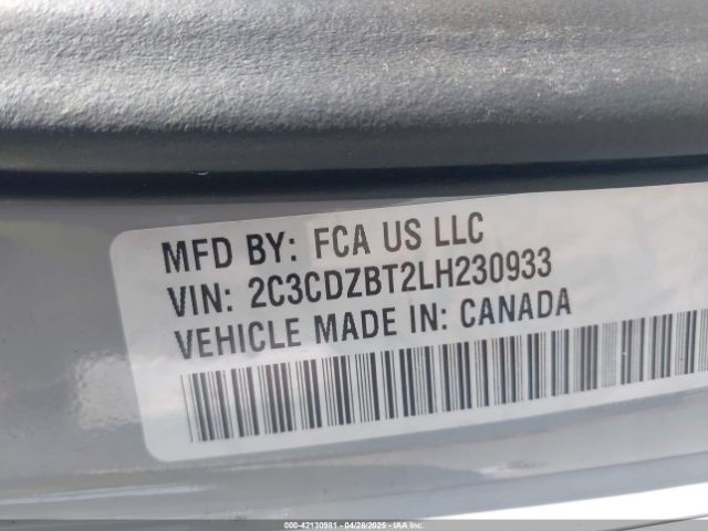 2020 DODGE CHALLENGER 2C3CDZBT2LH230933 Photo 8