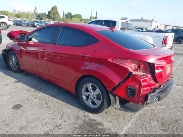 KMHDH4AE9FU391416 Hyundai ELANTRA SE
