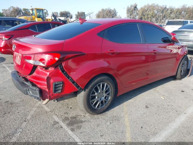 KMHDH4AE9FU391416 Hyundai ELANTRA SE