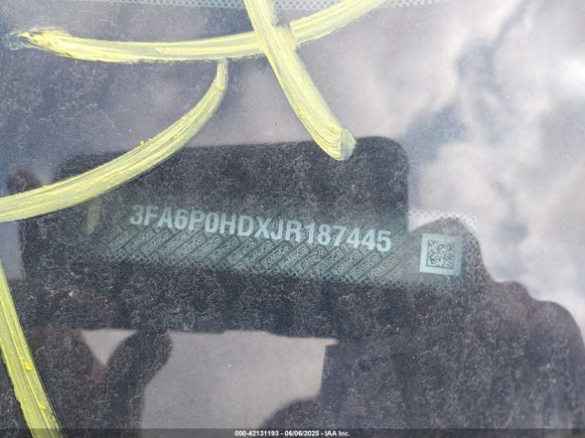 3FA6P0HDXJR187445 Ford FUSION SE