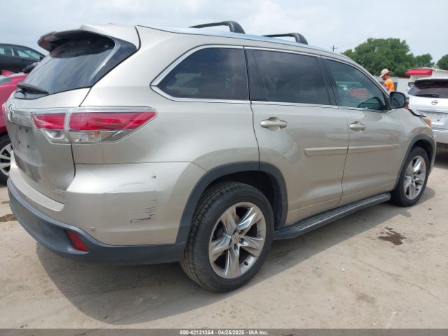 5TDYKRFH2ES007759 Toyota Highlander Limited Platinum V6