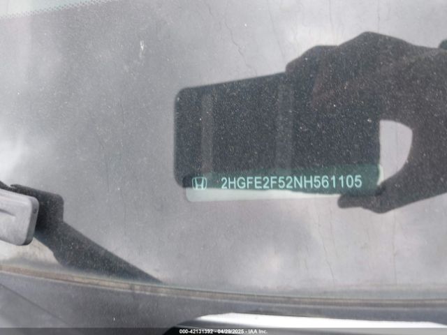2022 HONDA CIVIC 2HGFE2F52NH561105 Photo 8