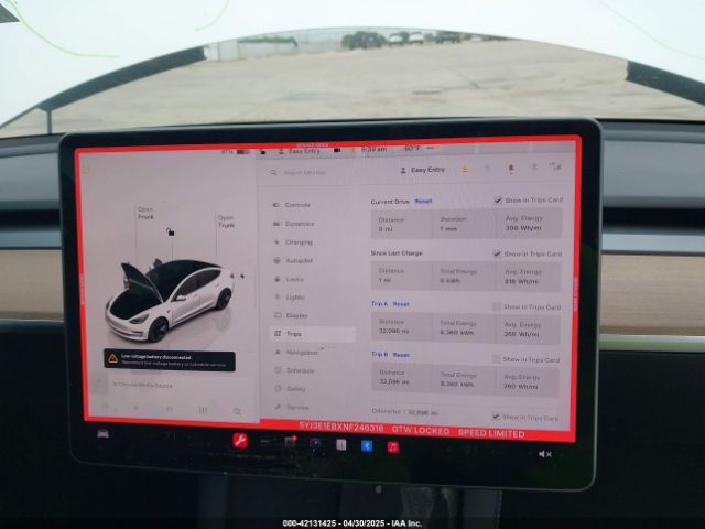 5YJ3E1EBXNF246318 Tesla Model 3 Long Range Dual Motor All-wheel Drive