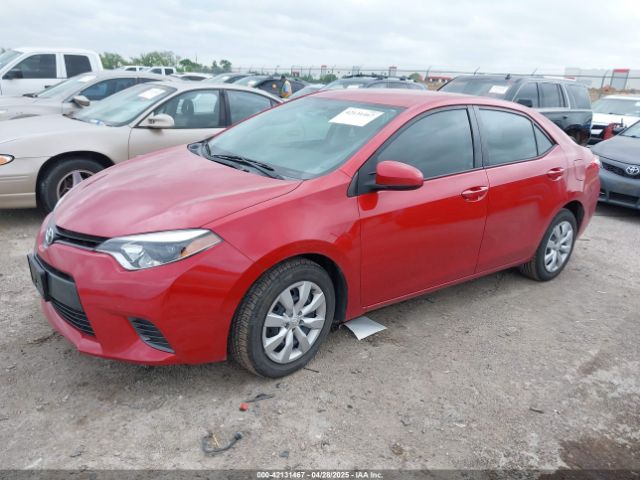 5YFBURHE9GP511711 Toyota COROLLA LE