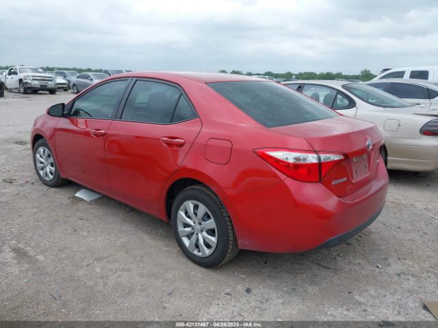 5YFBURHE9GP511711 Toyota COROLLA LE