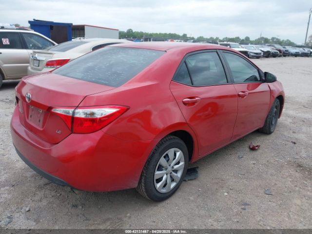 5YFBURHE9GP511711 Toyota COROLLA LE