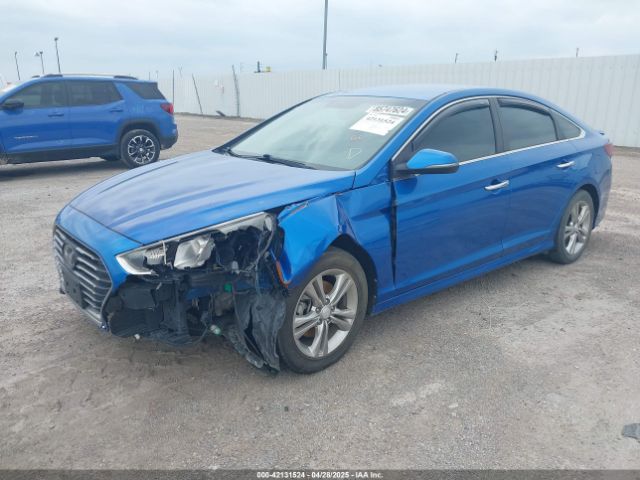 2018 HYUNDAI SONATA 5NPE34AF9JH599461 Photo 1