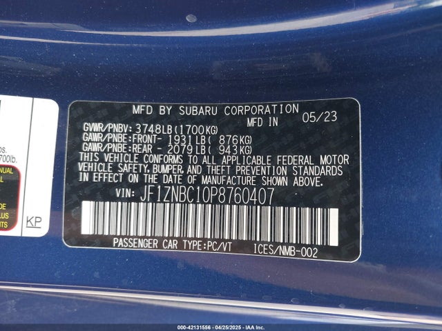 Toyota GR86 2023 JF1ZNBC10P8760407 Image 26