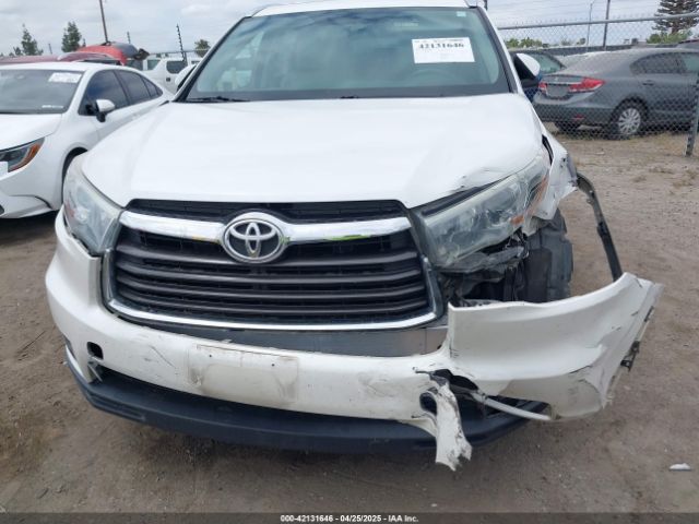 5TDKKRFH0FS076120 Toyota Highlander Xle V6