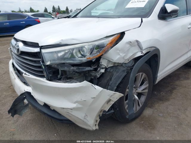 5TDKKRFH0FS076120 Toyota Highlander Xle V6