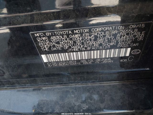 2015 LEXUS GS 350 JTHBE1BL4FA018123 Photo 8