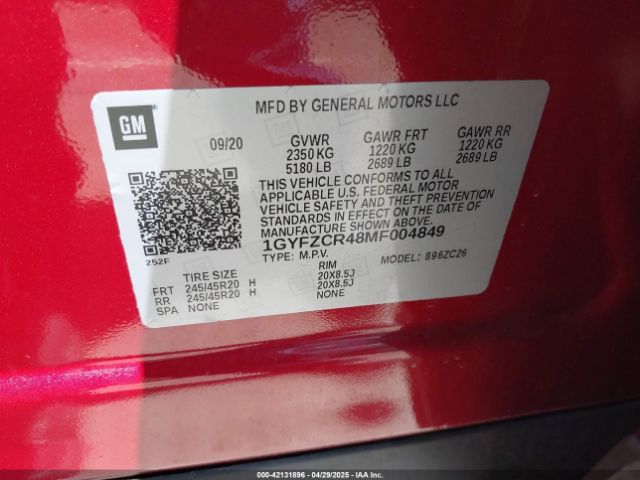 2021 CADILLAC XT4 1GYFZCR48MF004849 Photo 8