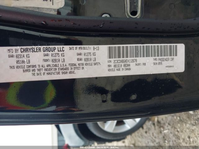 2C3CDXBG0EH112678 Dodge Charger Se