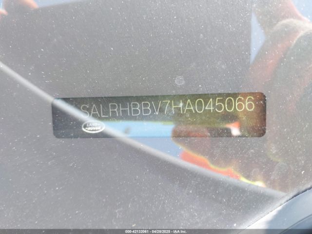 SALRHBBV7HA045066 Land Rover Discovery Hse Luxury
