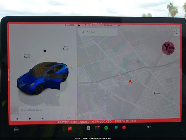 7SAYGDEE3SF290252 Tesla 2025